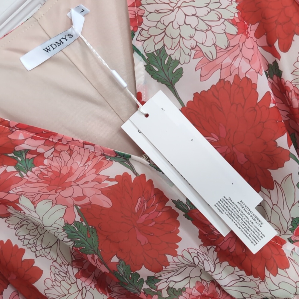 Floral floor length Dress - Picture 3 of 5